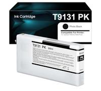 T9131 Cartouche d'encre pour Cartouches d'encre Epson T9131 pour Epson T9131 PK C11CF66001A Compatible pour Epson SureColor SC-P5000 (1 x Photo Noir)