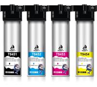 T9451 Cartouches D'Encre Compatibles Avec Epson T9451 T9452 T9453 T9454 Work Pour Epson Workforce Pro Wf-C5710Dwf Wf-C5790Dwf Wf-C5210Dw Wf-C5290Dw Wf-C5710 Wf-C5790 (T9451-T9451-T[ENC944299]