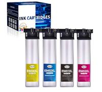 T9451-T9454 Cartouches d'encre pour Epson T9451 T9452 T9453 T9454 Cartouche Compatible avec Workforce Pro WF-C5210DW WF-C5290DW WF-C5710DWF WF-C5790DWF WF-C5210 WF-C5290 WF-C5710 WF-C5790 (4 Pack)