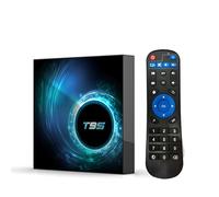 T95 Android TV Box - Allwinner H616 Quad-Core, 4GB RAM 128GB Storage, Android 10.0, 4K Media Player, Dual-Band WiFi & Bluetooth, Large Capacity Player