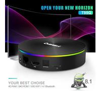 T95Q S905X2 4 + 64G double décodeur WIFI + BT Android 8.1 EU