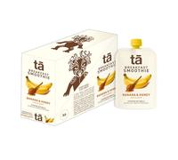 TA Energy Breakfast Smoothie 6x150g - Petit Déjeuner Prêt à Consommer, 100% Naturel, Sans Sucre Ajouté, Fibres, Protéines & Super Ingrédients (Avoine, Chia, Inuline) - Énergie Durable - 3 Saveurs