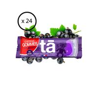 TA Energy - Pack de 24 gommes énergétiques caféinées - Pack Energy Gommes Cassis Caféine (x24)