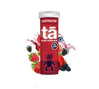 TA ENERGY - Tube x12 Pastilles - Pastilles d'hydratation - Sels Minéraux - Vitamines - Faibles en calories - Réduit les crampes - MADE IN France (Fruits Rouge Caféine)