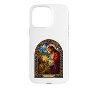 Ta Foi t'a guérie, Art de la mosaïque guérissant de Jésus Coque pour iPhone 15 Pro Max