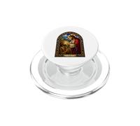 Ta Foi t'a guérie, Art de la mosaïque guérissant de Jésus PopSockets PopGrip pour MagSafe