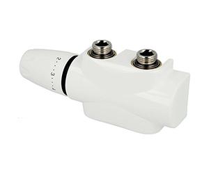 TA Heimeier Multilux 4 Valve thermostatique pour système de chauffage à 2 Blanc RAL 9016