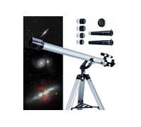TÃ lescope dÃ butant rÃ fracteur 900-60 avec 4 oculaires + lentilles + filtre + monture azimutale + trÃ pied....
