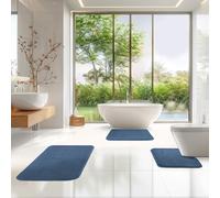 TA&MA Ensemble de tapis de bain | Tapis de bain antidérapant lavable - Tapis de bain pour la salle de bain - Tapis de bain & tapis de bain à séchage rapide