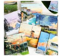 Ta Merry Lot de 90 autocollants pour scrapbooking - Motifs paysages - Accessoires de scrapbooking pour bullet journal, Junk Journal, album photo, album de scrapbooking, calendrier artisanal (paysage)