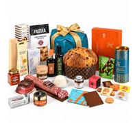 T'a Milano CORTINA Panier de Noel gourmet, Panettone Artigianale e specialites italiennes, 23 Pezzi