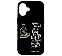 Ta Parole est Une Lampe à Mes Pieds Coque pour iPhone 16
