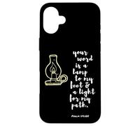 Ta Parole est Une Lampe à Mes Pieds Coque pour iPhone 16 Plus