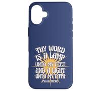 Ta Parole est Une Lampe à Mes Pieds et Une lumière sur Mon Chemin KJV Coque pour iPhone 16 Plus
