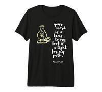Ta Parole est Une Lampe à Mes Pieds T-Shirt Haut de Gamme