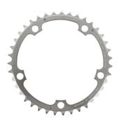 Plateau route 5bra triple 40dts diam 130 milieu noir alu 7075 ta alize type shimano 9-10v.