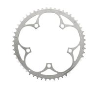 Autre pièce détachée vélo GENERIQUE Plateau route 5bra 48dts d.130 exterieur argent alu 7075 ta alize type shimano 9-10v.