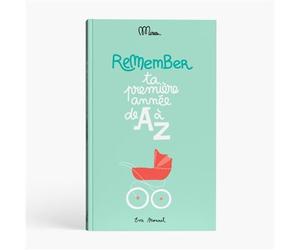 Ta première année de A à Z Cahier de naissance - Eva Monnet - Minus - relié - Jeux livres objets