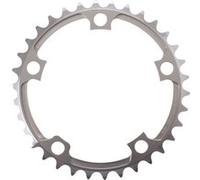 Spécialités TA 110 pièces Nerius Campagnolo Offset Chianring 10 Vitesses Unisexe, Argenté, Inner 34T