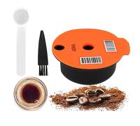 Ta*ssimo Capsules à expresso réutilisables, rechargeables, avec cuillère à brosse, pour accessoires de machine à café (220 ml) (60 ml)