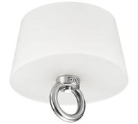 TA-VIGOR 1 bouchon conique en caoutchouc de 64 mm à 77 mm avec anneau, joint conique en caoutchouc pour tubes à essai, tuyaux d'eau, trou de drainage, blanc