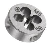 TA-VIGOR 1 matrice de filetage métrique réglable M5 x 0,8, en alliage d'acier à outils pour droitier, pour traiter, corriger ou nettoyer les filetages externes (métal, plastique)