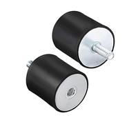TA-VIGOR 1 support M10 mâle femelle en caoutchouc, filetage D50 mm x H50 mm, isolateurs de vibrations avec goujons pour générateur de moteur et compresseur