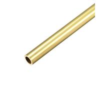 TA-VIGOR 1 tube rond en laiton, 7,5 mm OD 1 mm d'épaisseur de paroi 300 mm de long, tuyau droit sans couture haute résistance pour bricolage, bricolage, jardinage, passe-temps