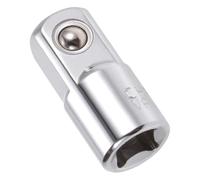 TA-VIGOR Adaptateur de douille 1/4" (F) x 3/8" (M) - Réducteur en acier au chrome vanadium avec blocage à boule, adaptateur 1/4 à 3/8 pour cliquets et outils à main