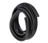 TA-VIGOR Bande de bordure en caoutchouc de 2,5 m de long, protection de bord flexible en forme de U pour bords de 1,5 à 2 mm, protection de bord de portière de voiture, bande de caoutchouc de verre