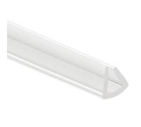 TA-VIGOR Bande de protection en U en caoutchouc en forme de U pour bord de 3 à 4 mm, bande de bordure flexible pour porte de voiture, verre, fenêtre, panneau, (0,8 cm l x 0,7 cm H) transparent