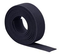 TA-VIGOR Bande élastique en sergé de 25 mm de large, 2,5 cm de large et 2 m de large - Bandes élastiques tissées double face en polyester pour couture et travaux manuels - Bleu marine