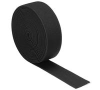 TA-VIGOR Bande élastique en sergé de 30 mm de large, 3 cm, 4 m, bandes élastiques tissées double face en polyester pour couture et loisirs créatifs, noir