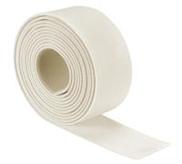 TA-VIGOR Bande élastique en sergé de 38 mm de large, 3,8 cm, 2 m, bandes élastiques tissées double face en polyester plat, pour couture, travaux manuels, ceinture, blanc crème