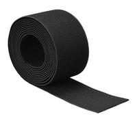 TA-VIGOR Bande élastique en sergé de 50 mm de large, 5,1 cm, 2 m, bandes élastiques tissées double face en polyester plat, pour couture et loisirs créatifs, noir