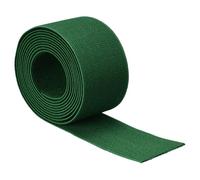 TA-VIGOR Bande élastique en sergé de 50 mm de large, 5,1 cm de long et 2 m, bandes élastiques tissées double face en polyester plat, pour couture et loisirs créatifs, vert