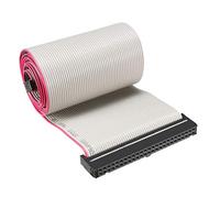 TA-VIGOR Câble plat IDC à 50 broches - Pas de 2,54 mm - Longueur : 66 cm - Connecteur de type C pour PCB, ordinateurs portables, téléviseurs LCD, appareils photo numériques