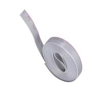 TA-VIGOR Câble plat plat 2 m, pas de 1 mm, 10 broches, câble ruban IDC flexible gris pour connexion AWM 2651
