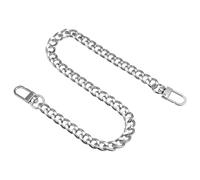TA-VIGOR Chaîne de rechange pour sac à main de 40,6 cm avec boucles, chaîne plate en fer pour sac à main, sac à bandoulière et sacs à bandoulière