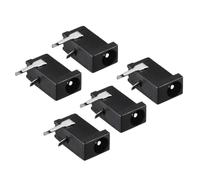TA-VIGOR DC-002 Lot de 10 prises d'alimentation CC 3,5 mm x 1,3 mm 3 broches femelle pour réparation audio, vidéosurveillance et appareils