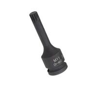 TA-VIGOR Douille à triple cannelure carrée à impact, douille à clé M11 (11 mm), embouts en acier CR-MO de qualité supérieure, embout de 78 mm de long pour perceuses à percussion, clé dynamométrique,