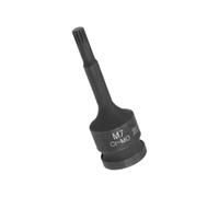 TA-VIGOR Douille à triple cannelure carrée à impact, douille à clé M7 (7 mm), embouts en acier CR-MO de qualité supérieure, embout de 78 mm de long pour perceuses à percussion, clé dynamométrique, clé