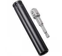 TA-VIGOR Ensemble d'accessoires pour douilles 1/2", douille à choc 6 pans de 21 mm de profondeur et adaptateur de tige hexagonale de 6,35 mm