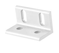 TA-VIGOR Équerre d'angle à 4 trous en forme de L 20 mm x 20 mm x 38 mm pour profil d'extrusion d'aluminium série 2040