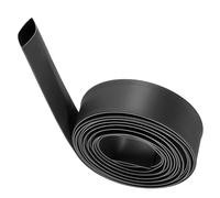 TA-VIGOR Gaine Thermorétractable 14 mm - Taux de Rétraction 2:1 - Isolation Électrique, Protection Câbles et Fils - Longueur 3 Mètres - Noir