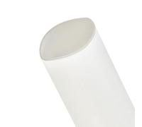 TA-VIGOR Gaine Thermorétractable 6 mm - Taux de Rétraction 2:1 - Isolation Électrique, Protection Câbles et Fils - Longueur 1 Mètres - Blanc