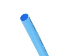 TA-VIGOR Gaine Thermorétractable Adhésive 4 mm - Taux de Rétraction 2:1 - Isolation Électrique, Protection Câbles et Fils - Longueur 3 Mètres - Bleu