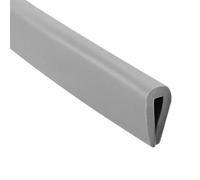 TA-VIGOR Joint de bord en U gris en caoutchouc pour bordure en U, bande d'étanchéité en forme de U pour protection de bord, convient aux bords de 0,06 cm à 0,04 cm, 3 m de long