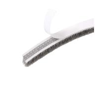 TA-VIGOR Joint de calfeutrage à brosse, 5 m (L) x 9 mm (L) x 5 mm (E) Joint de porte en feutre adhésif Pile de joint d'étanchéité météo, joint de brosse à haute densité pour fenêtre et porte