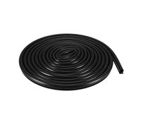 TA-VIGOR Joint d'étanchéité Mousse Autocollante Caoutchouc pour fenêtre en T de 5 m - Bulle de 7 mm - Pour fente de 6 mm - Noir, 5M(L)X6MM(W)X7MM(H)
